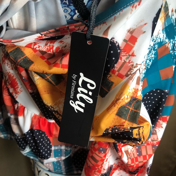 Lily Bell Sleeve Geometric Pattern Shirt - Picture 11 of 13